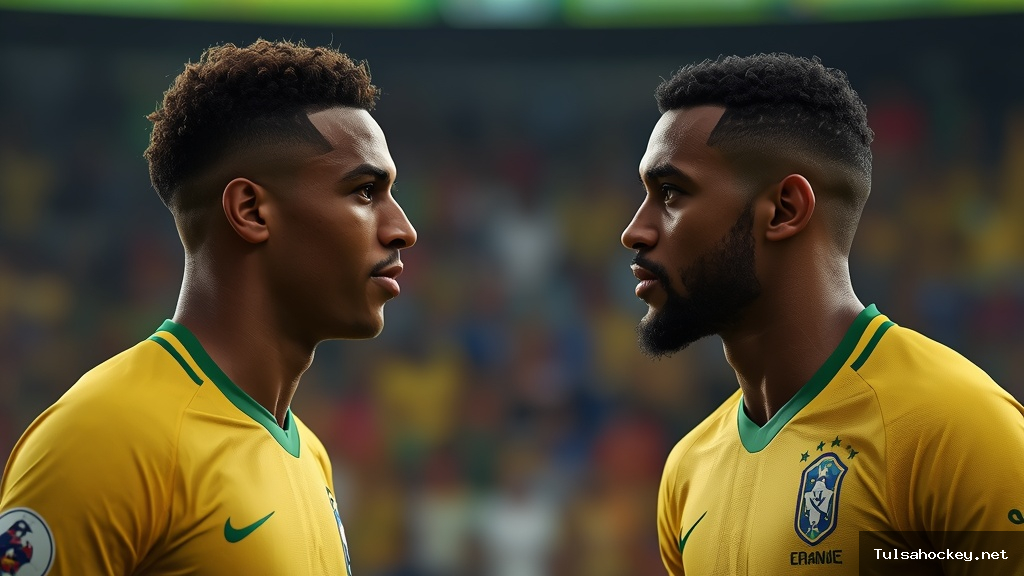 Imagem ilustrativa para: Casemiro e Endrick: A Dividida que Agitou os Bastidores da Seleção Brasileira