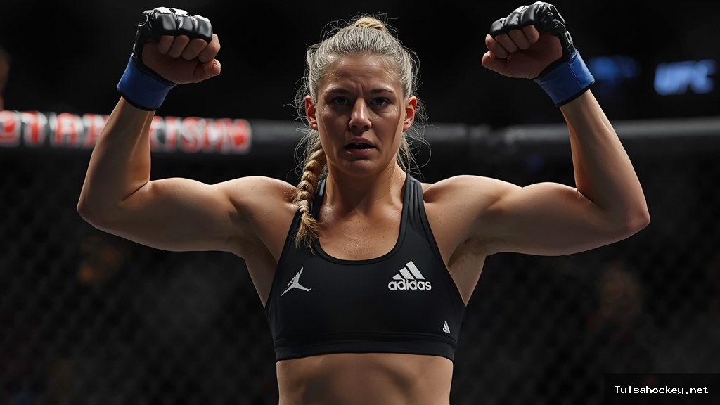 Imagem ilustrativa para: Kayla Harrison Imbatível: A Força Destrutiva da Campeã Peso-Galo do UFC